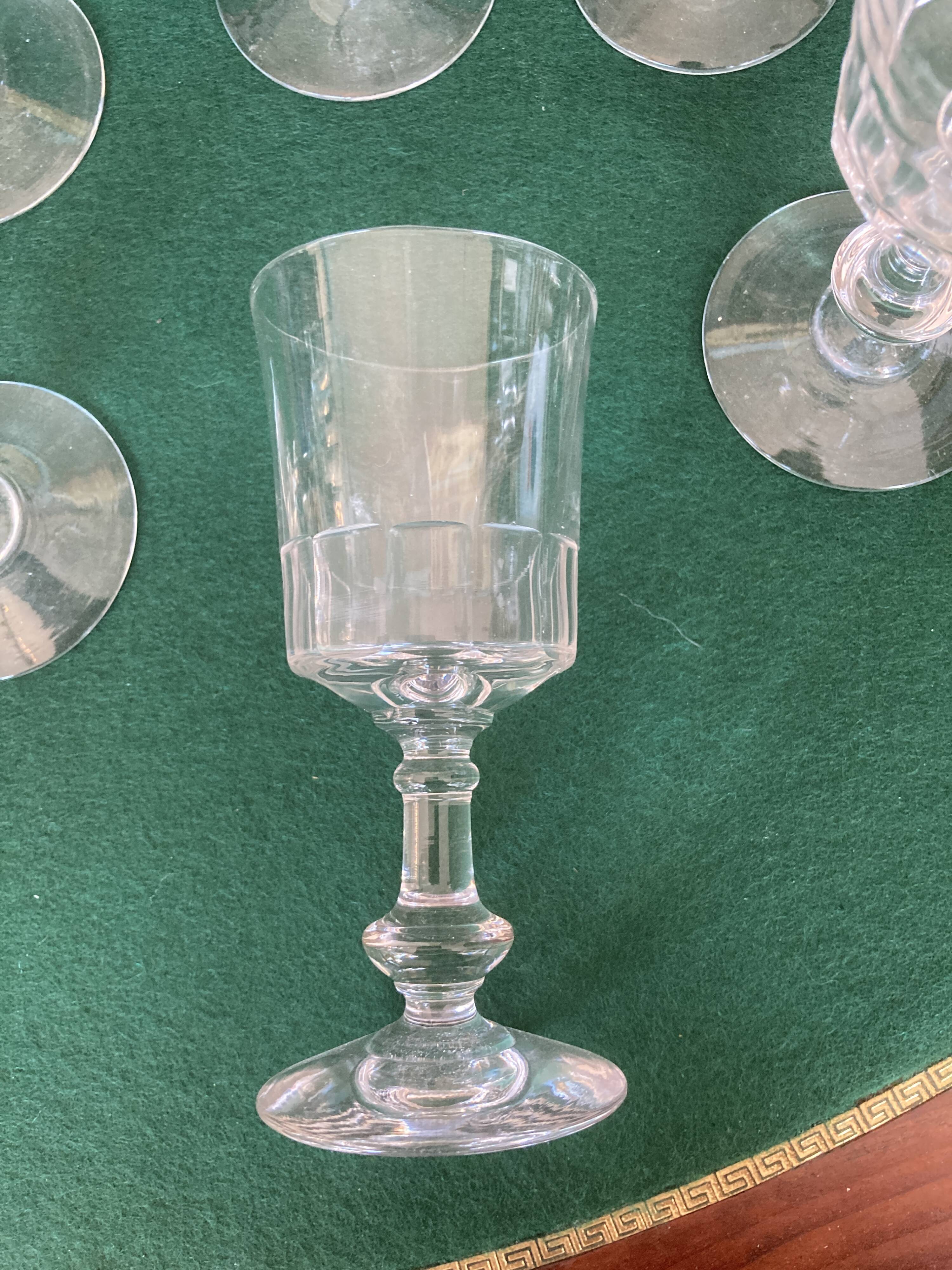 6 glasses of old wine