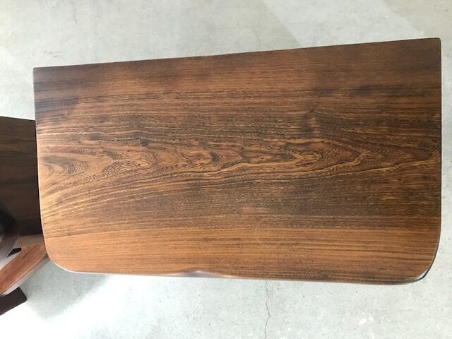 Pair of elm bedside tables