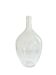 Grand vase bouteille en verre soufflé cannelé - Années 70