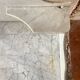 Antique solid wood dressing table with marble top