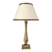 Lampe de chevet pied en laiton