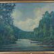 French School 19th - Landscape - Oil on panel - framed