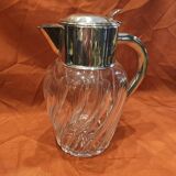 Carafe for orangeade, glass and crystal