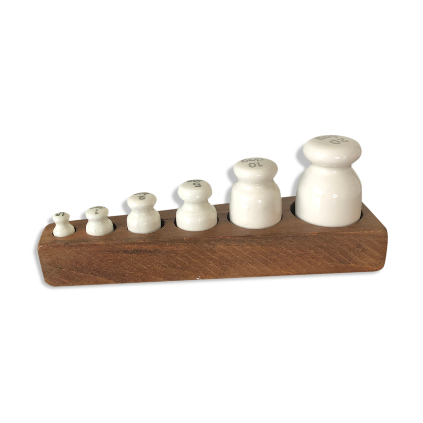 Antique porcelain weight series