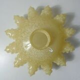 old tulip pendant lamp shade glass from Clichy vintage