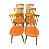 Suite of six beautiful baumann chairs