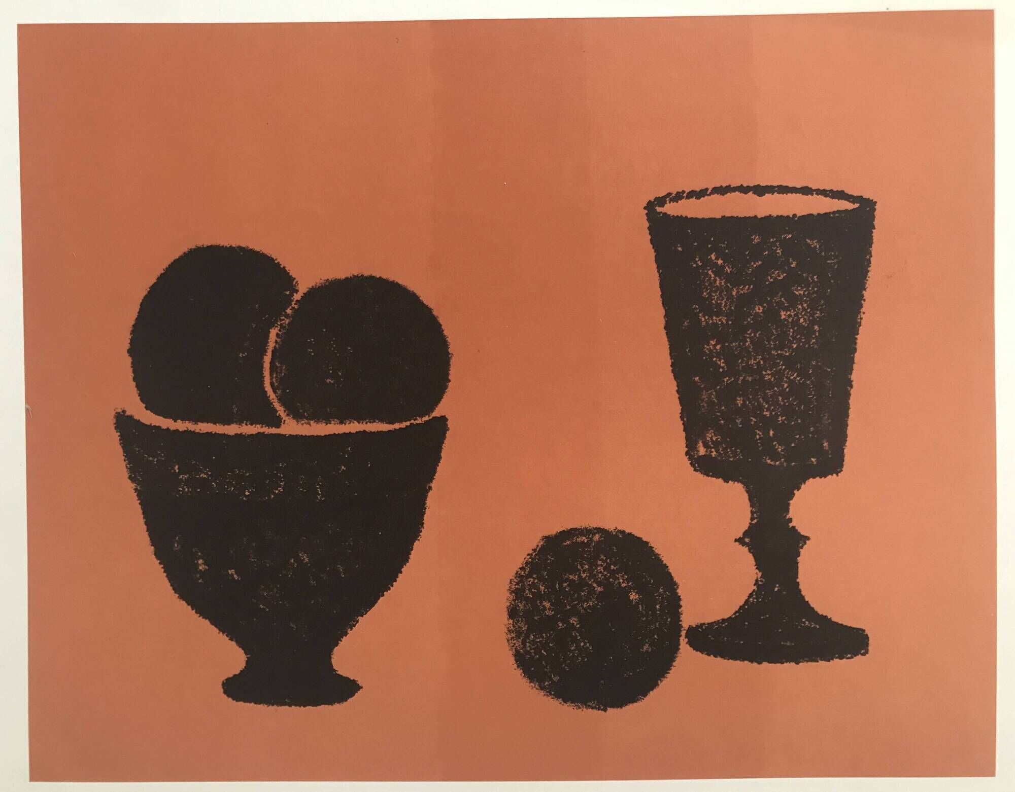 Véra fabre, galerie sagot-le garrec, 1971. original lithograph poster