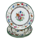 4 flat plates Spode Chinese Rose English