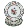 4 assiettes plates Spode Chinese Rose anglais