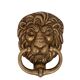 Dutch Bronze Lions Head Door Knocker