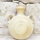 Round terracotta jug