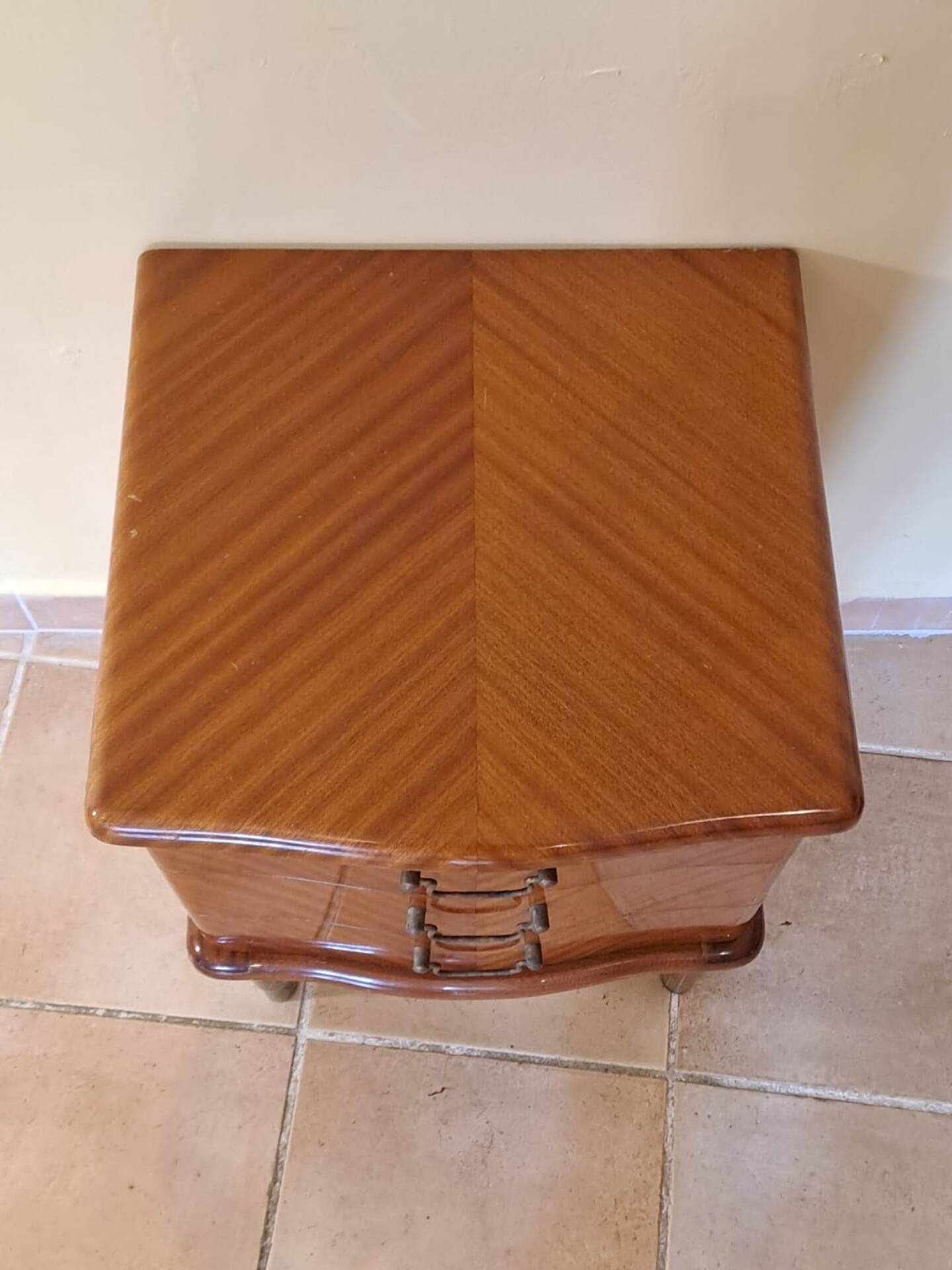 Scandinavian bedside table in mahogany, Norway 1960s