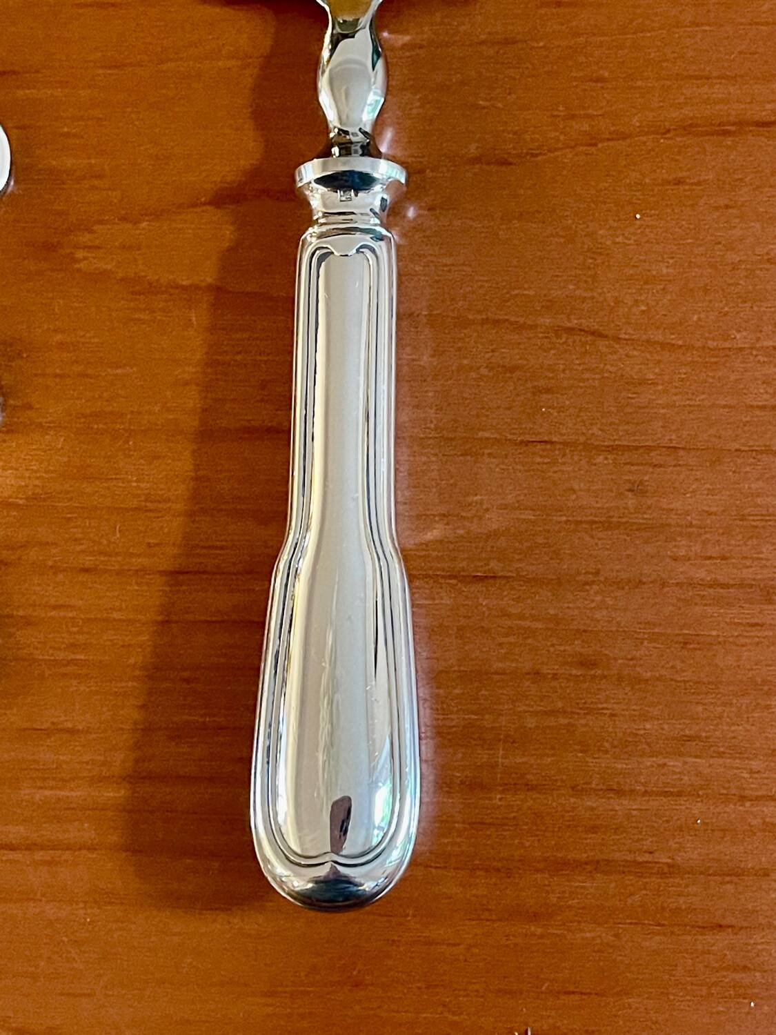 Christofle Chinon 12 cake forks and 1 pie server new condition