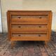 Commode vintage Années 60 Bois & Rotin