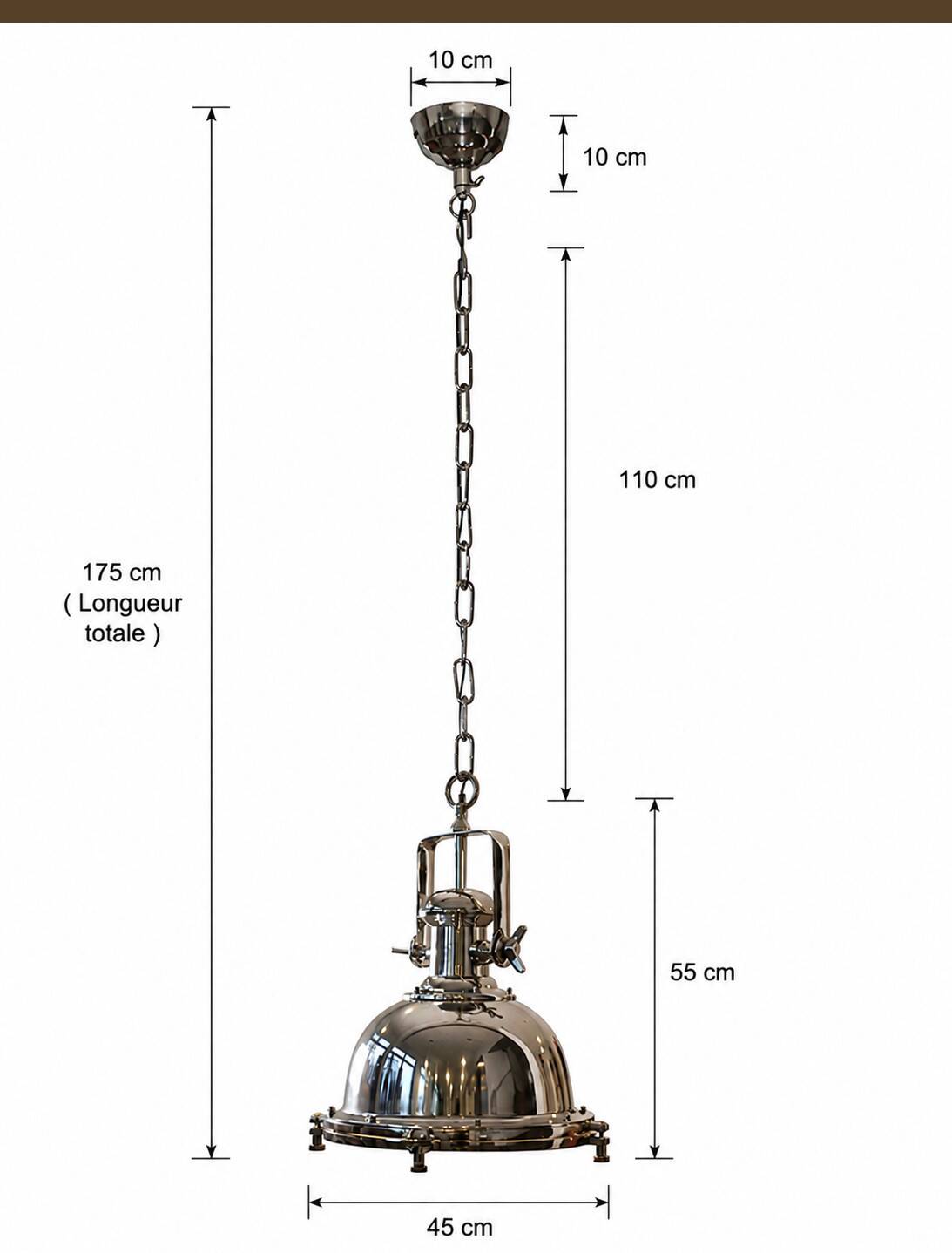 Nickel suspension, industrial style