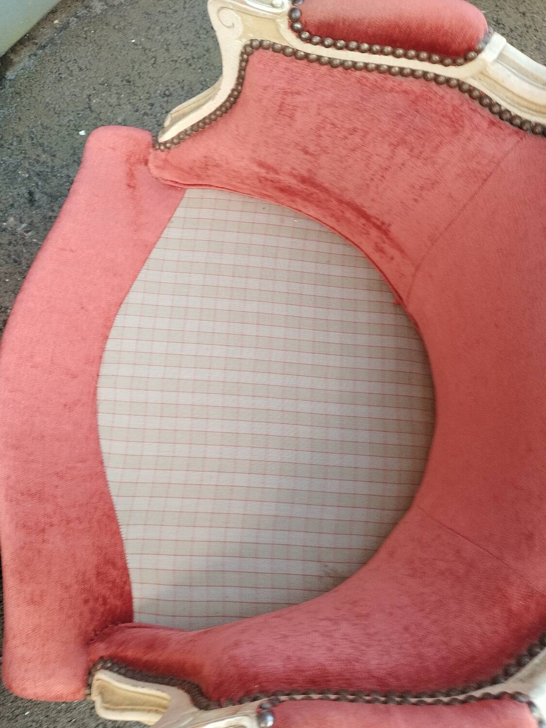 Pair of old Louis XV style armchairs