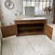 Oak and pine counter 1950