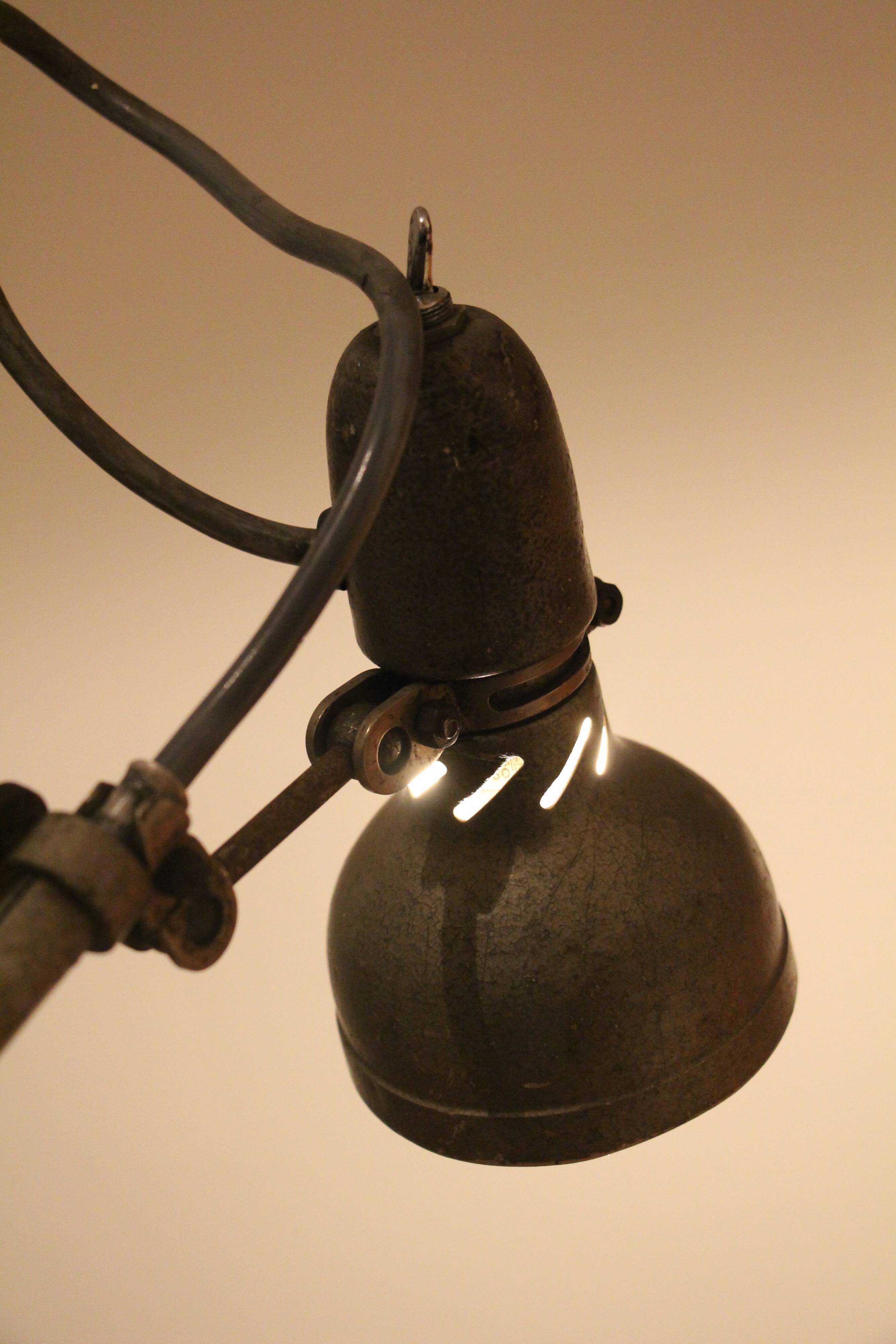 Workshop lamp style lumina telescopic 50s