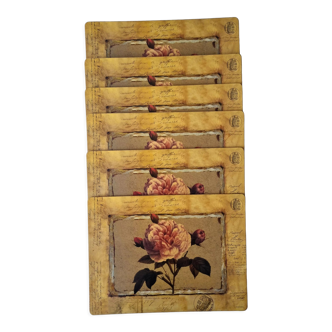 Set of 6 placemats