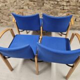 Set of 2 waiting room benches 1980/90