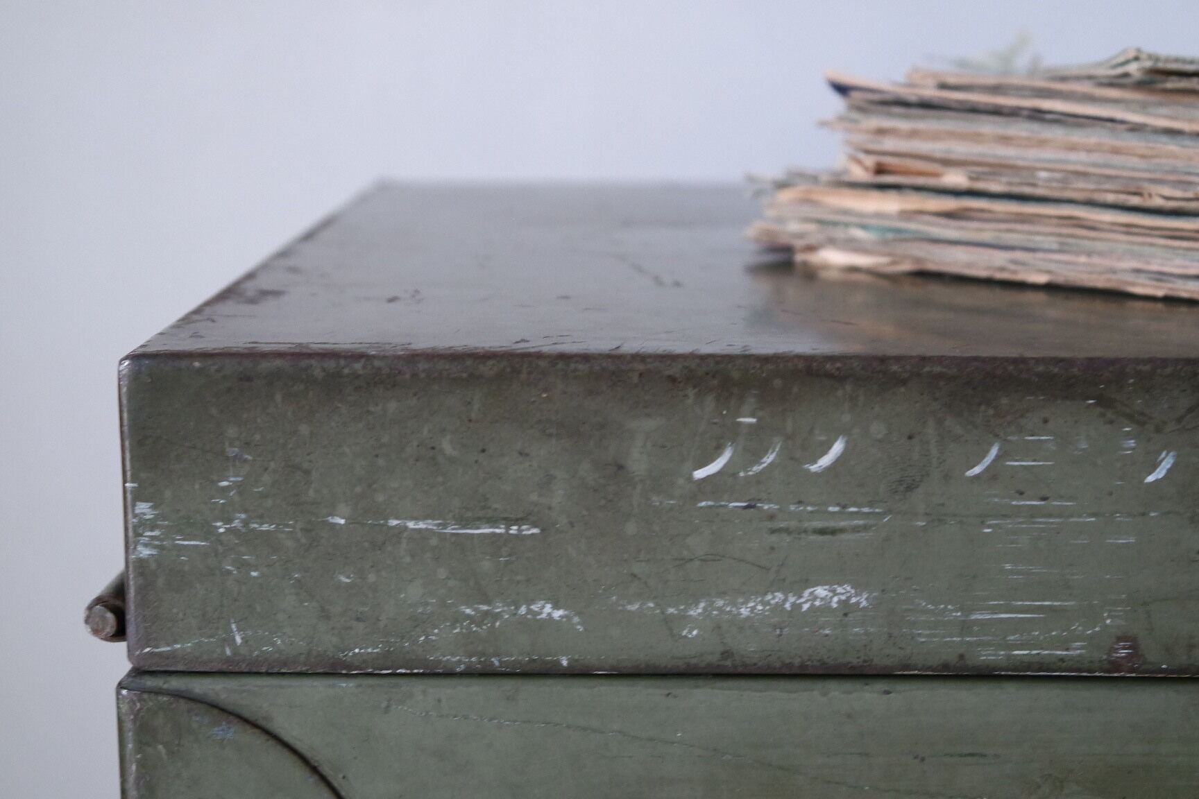 Vintage industrial roulette box