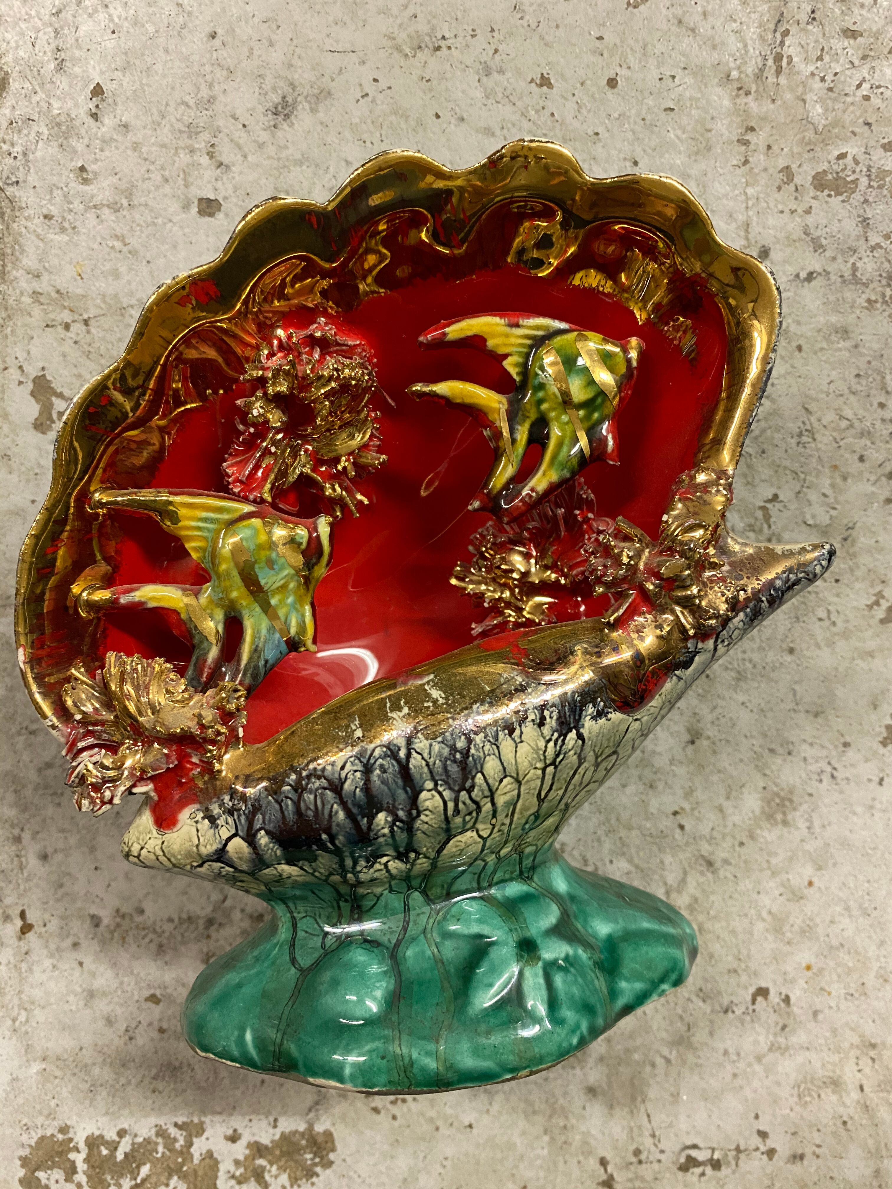 Vallauris ceramic lamp set