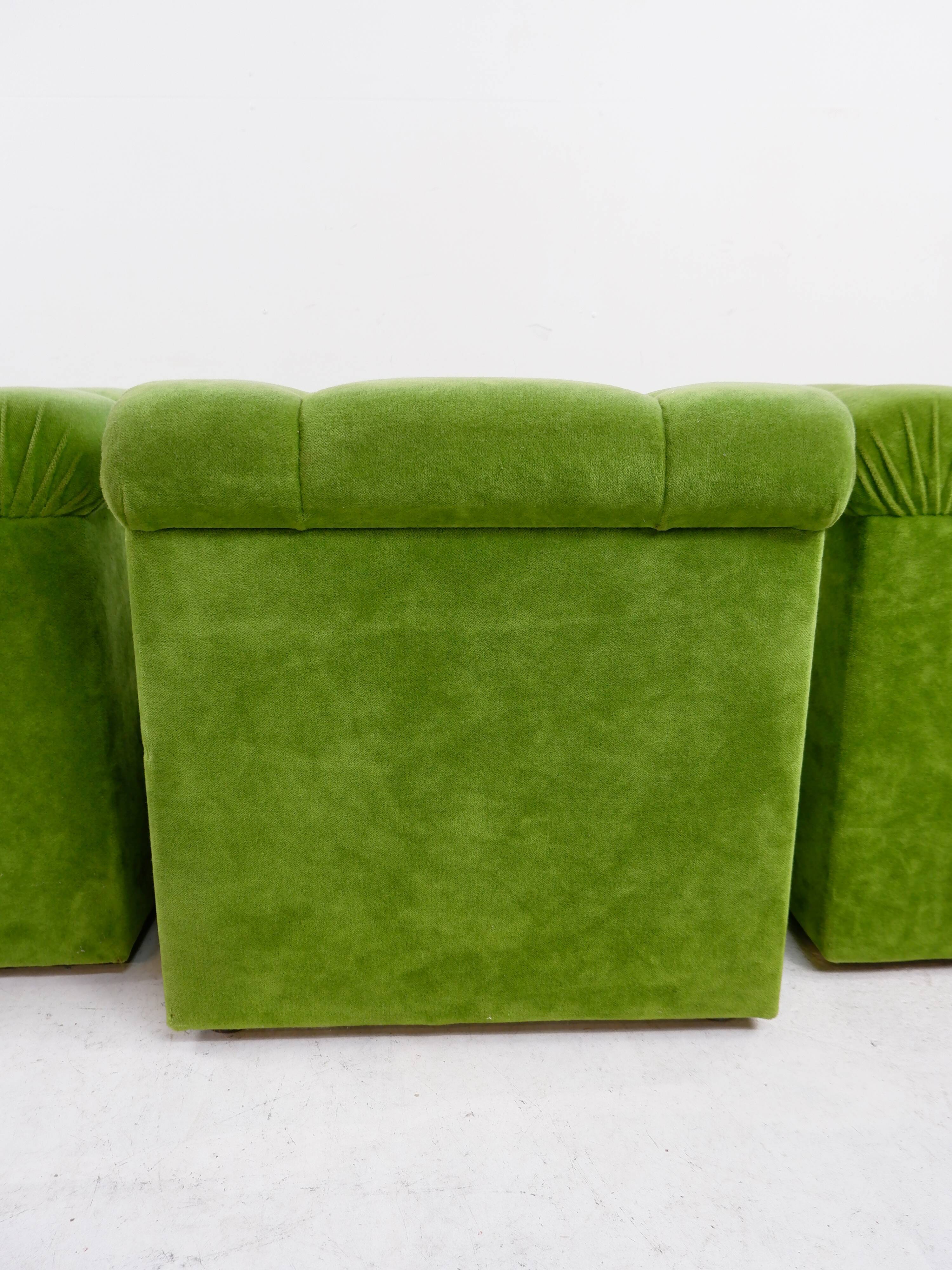 1970s vintage sofa with 3 elements