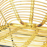 1960s Scandinavian modern rattan bucket armchair, Denmark