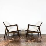 Customizable Pair Of Mid Century Modern Armchairs, 1960s