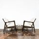 Customizable Pair Of Mid Century Modern Armchairs, 1960s