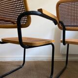 Rare ensemble de fauteuils B64 par Marcel Breuer