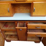 Buffet vintage glass mirror 50s