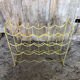 Old bottle holder holder yellow metal