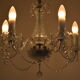 Lustre en verre de cristal du milieu du siècle par kamenicky Senov années 1960.