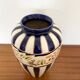Vintage hand-painted terracotta vase