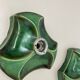 Set of Two Modernist Ceramic Fat Lava Wall Lights by Pan Ceramics, Germany