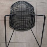 6 chaises Harry Bertoia pour Knoll modèle Wire '420'