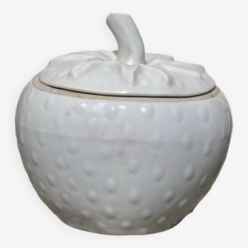 White porcelain candy dish