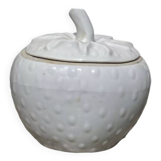 Bonbonnière porcelaine blanc