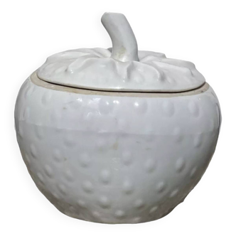 White porcelain candy dish