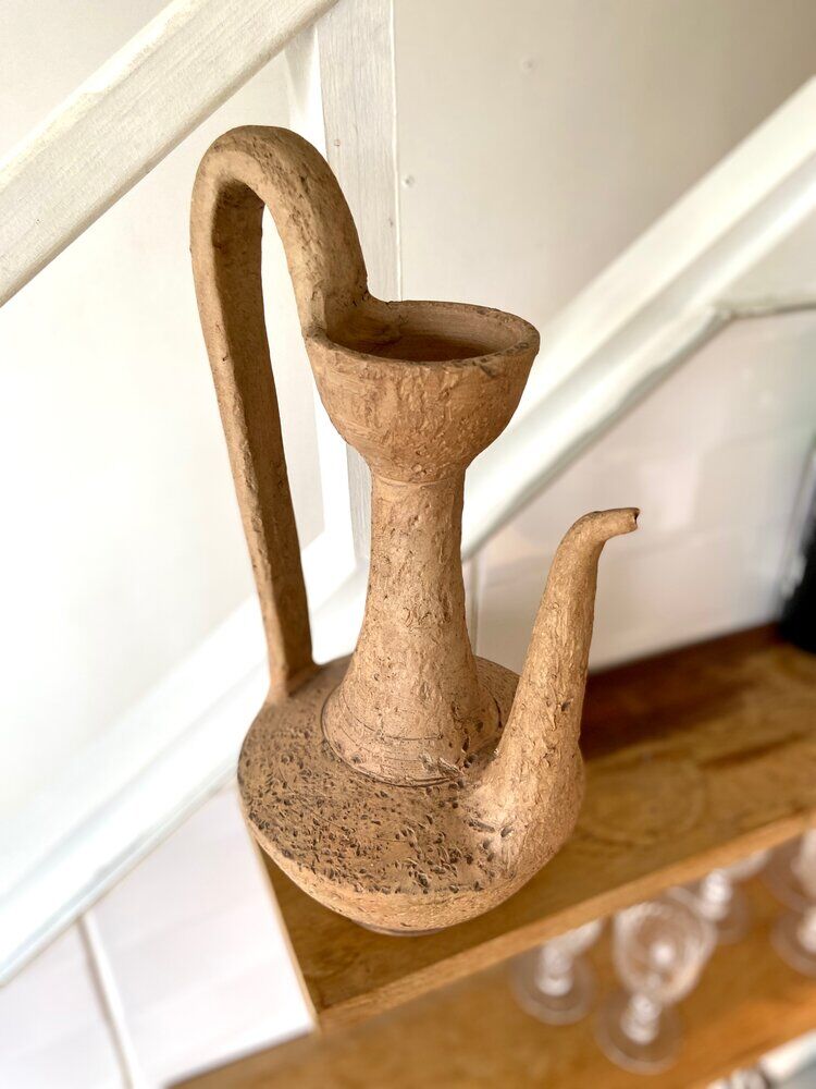 Moroccan terracotta teapot