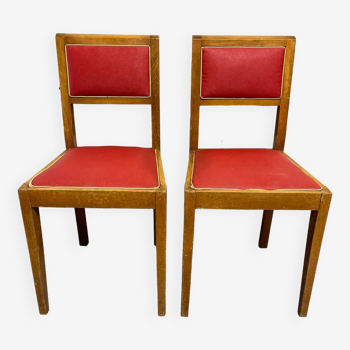 Red skai chairs 1950´