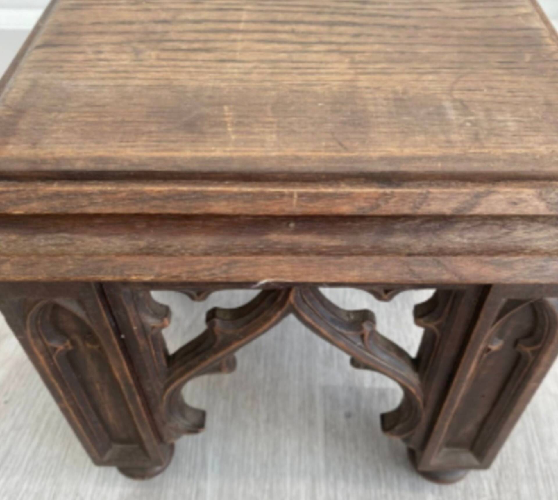 Ancient Gothic seat