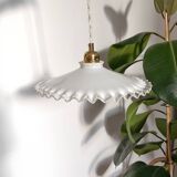Suspension in flat serrated opaline from the 1950s - many models available