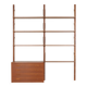Teak bookcase PS System, Danish design, 1960s, manufactured by Randers Møbe
