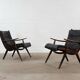 Lot de 2 fauteuils vintage, design milieu du siècle, années 50, 60 et 70