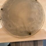 Old washbasin in glass paste