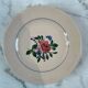 Set of four flat plates Sarreguemines Vosges
