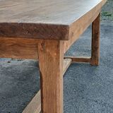 Solid oak farmhouse table