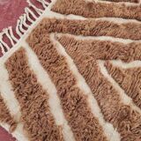 Traditional handmade beni ourain rug size 150 x 250 cm